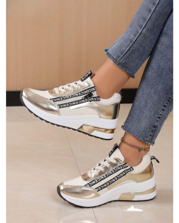 Dame Sneaker Guld - 337688506