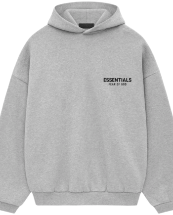 Fear God Essentials Fleece Hoodie Light Heather Gray - Fear 337688506