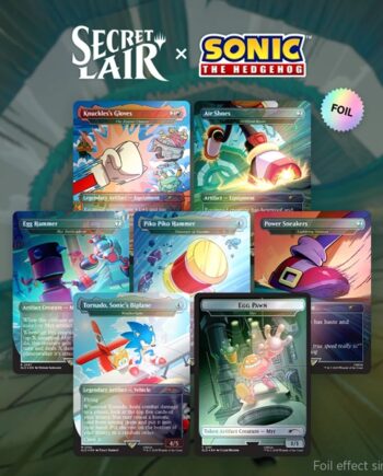 Secret Lair Drop Series 2025: The Sonic Superdrop: Secret Lair Sonic: Turbo Gear Foil - Secret Lair 337688506  - 0195166301969