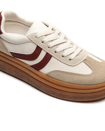 Agnes Dame Sneakers 8999 Wine - Shoes 337688506  - 5715406797656