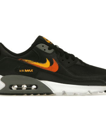 Sort Nike Air Max Spray Paint Swoosh Black University Gold - Nike 337688506