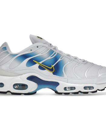 Hvid Nike Air Max Plus Spray Paint Swoosh White Blue - Nike 337688506