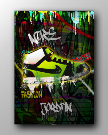 Fashion Sneakers Plakat Lærred - Just Karikatur 337688506