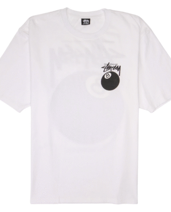 Hvid Stussy Tee 8ball White - Stussy 337688506