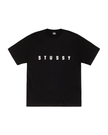 Sort Stussy Lens Tee Black - Stussy 337688506
