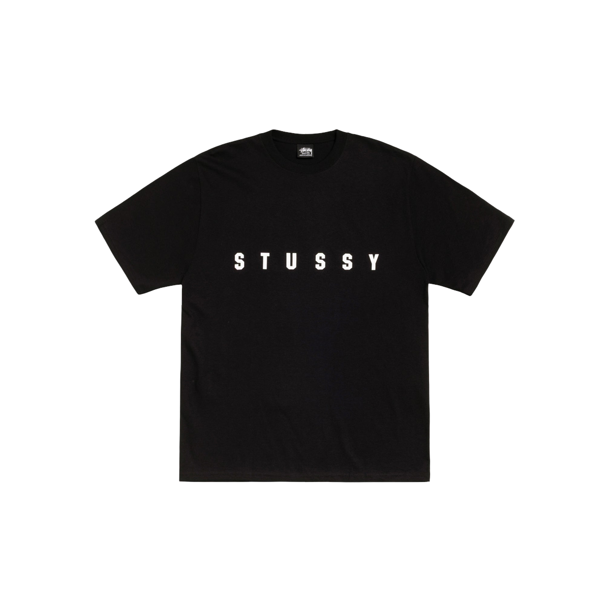 Sort Stussy Lens Tee Black - Stussy 337688506