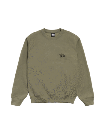 Stussy Basic Crew Olive - Stussy 337688506