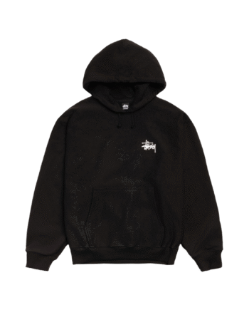Sort Stussy Basic Hoodie Black - Stussy 337688506