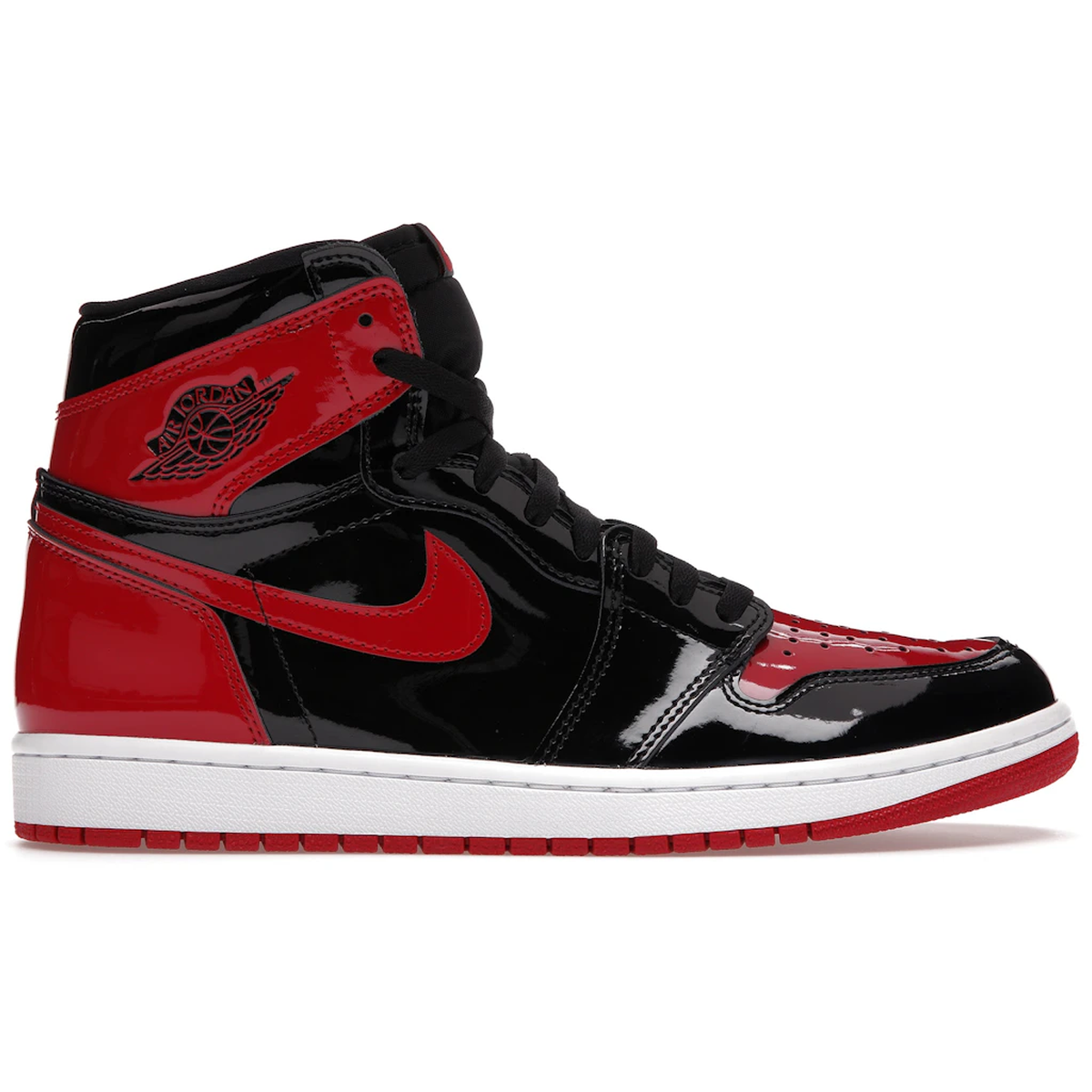 Air Jordan Retro High Patent Bred - Air 337688506 - 0195243521495