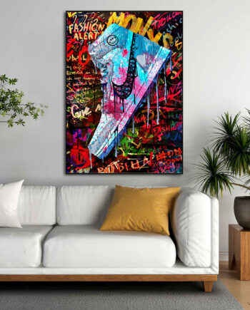 Favorit Sneakers Plakat Lærred - Just Karikatur 337688506