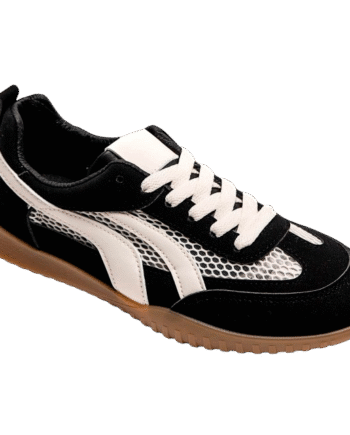 Sort Ideal Shoes Dame Sneakers Black - Ideal Shoes 337688506  - 5714990201303