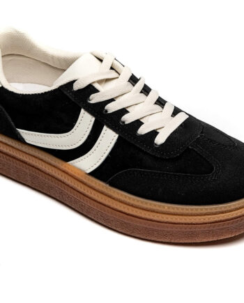 Sort Agnes Dame Sneakers 8999 Black - Shoes 337688506  - 5715406797588