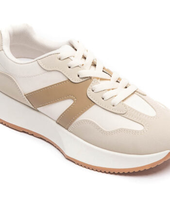 Beige Annick Dame Sneakers 8917 - Shoes 337688506  - 5715406726366