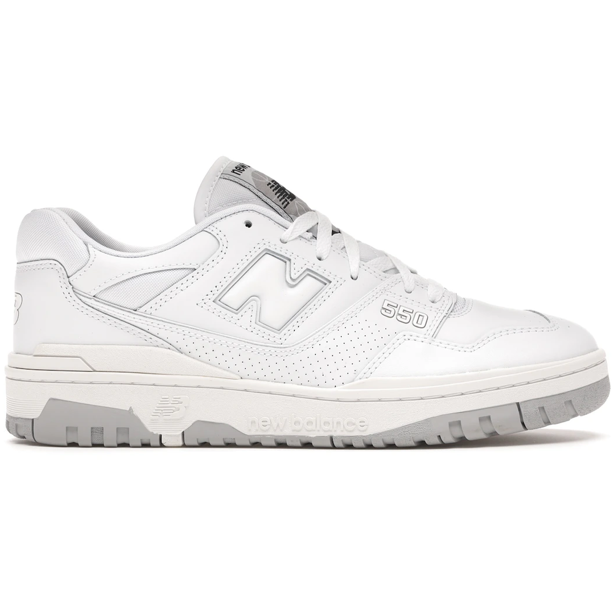 Hvid New Balance 550 White Grey - New 337688506 - 194768756887