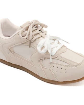 Beige Beatrice Dame Sneakers 6506 - Shoes 337688506  - 5715406758428