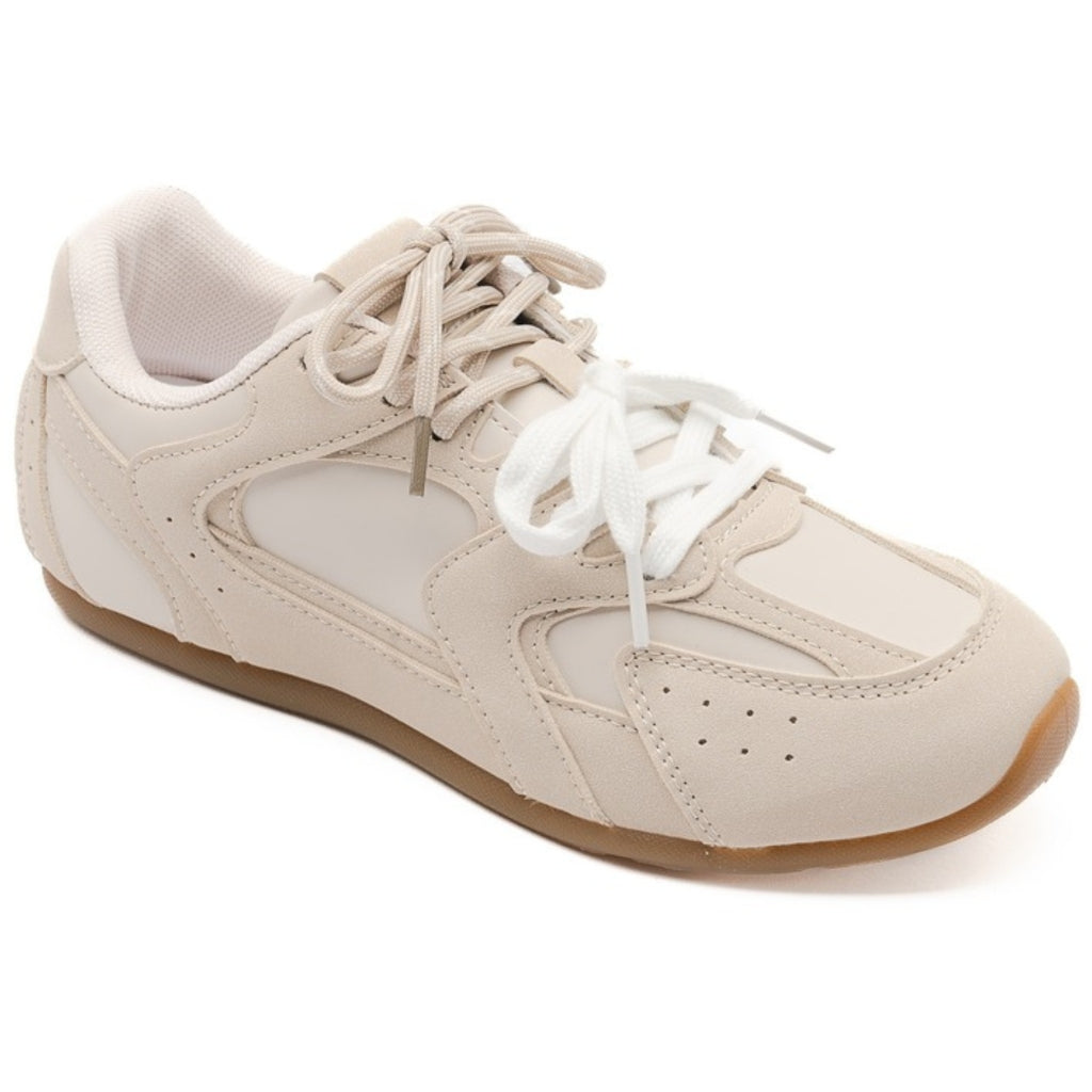 Beige Beatrice Dame Sneakers 6506 - Shoes 337688506 - 5715406758428