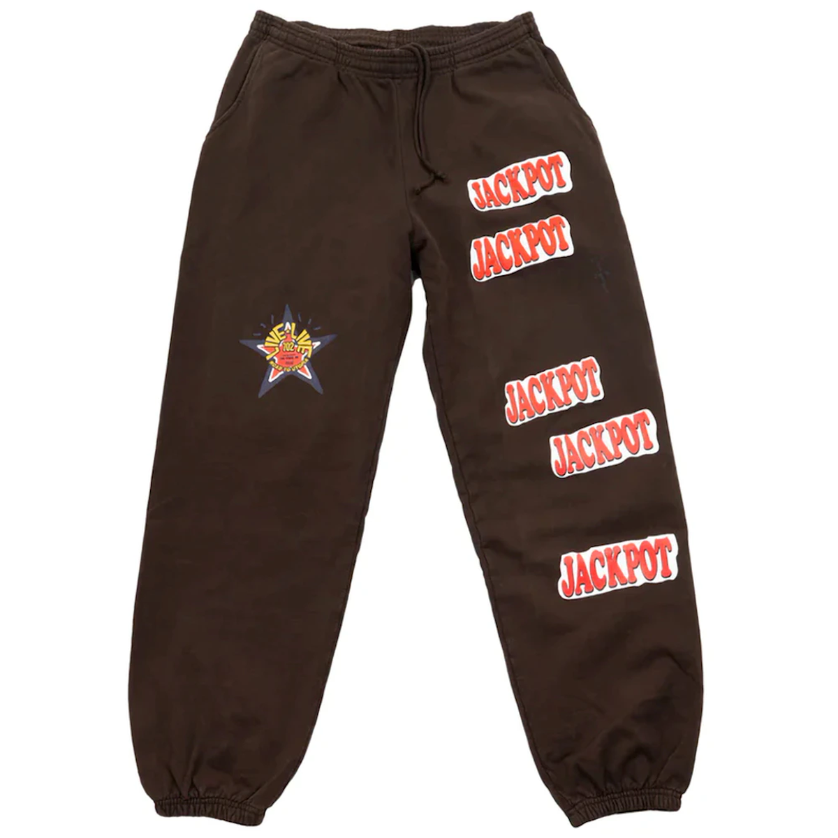 Travis Scott Road Utopia Las Vegas Jackpot Sweatpants Brown - Travis 337688506