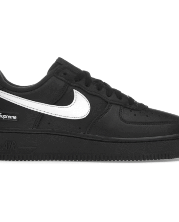 Sort Nike Air Force Low Supreme Black White - Nike 337688506