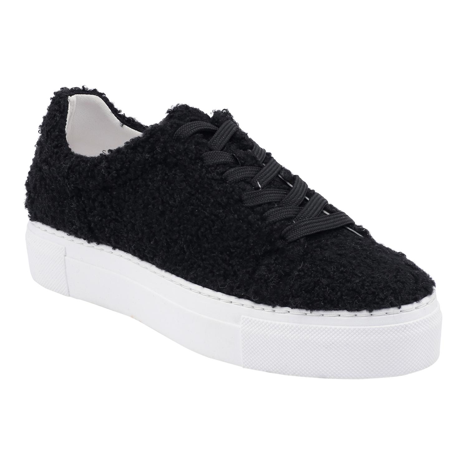 Sort Cozy Dame Sneakers Black - Cozy By Jz 337688506  - 5757150331823