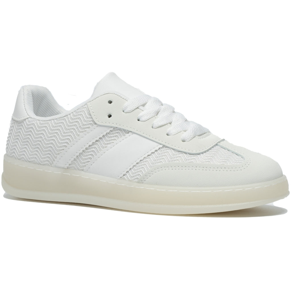 Hvid Caroline Dame Sneakers 1208 White - Shoes 337688506 - 5715406759425