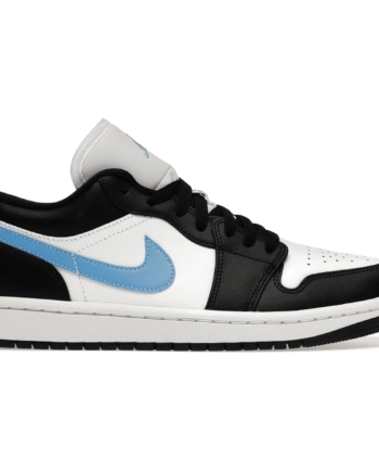 Sort Air Jordan Low Black University Blue White - Air 337688506  - 0195866343573