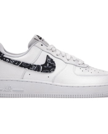 Sort Nike Air Force Low Essential White Black Paisley - Nike 337688506  - 195866278363