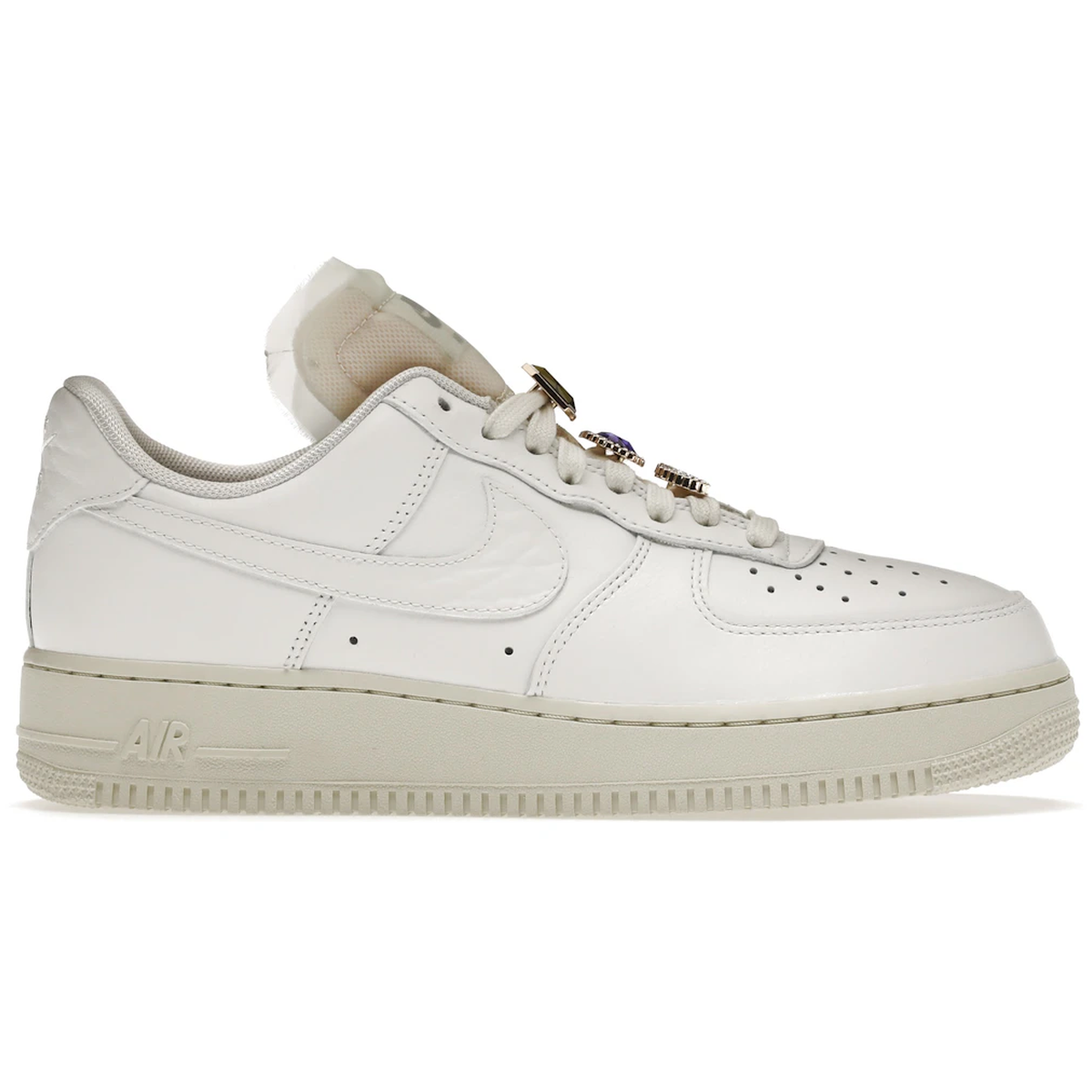 Hvid Nike Air Force Low Prm Jewels White - Nike 337688506 - 195244304080