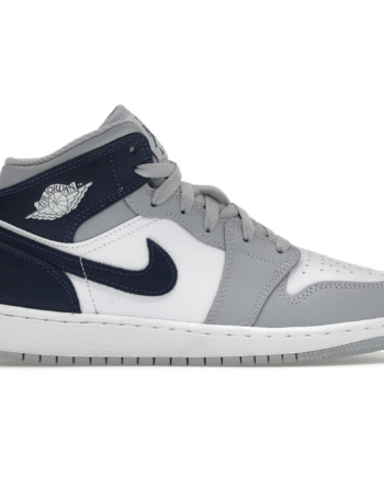 Air Jordan Mid Wolf Grey Midnight Navy - Air 337688506  - 197597039107