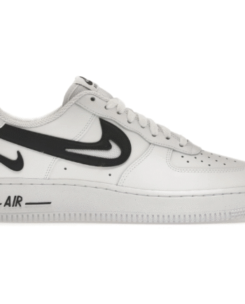 Sort Nike Air Force Low Cut Out Swoosh White Black - Nike 337688506  - 195867254342