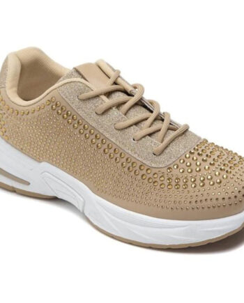 Nynna Dame Sneakers 7506 Kaki - Shoes 337688506  - 5715406326177