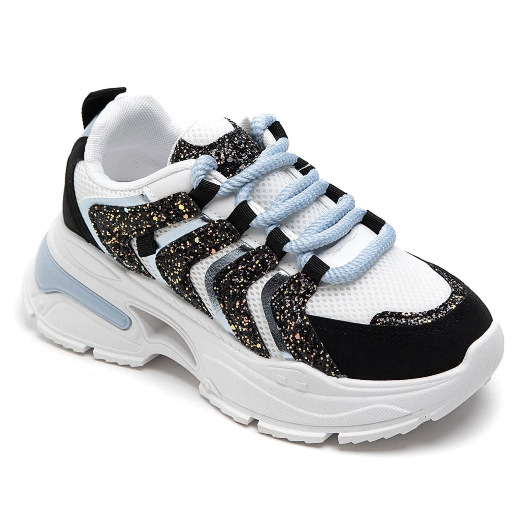 Sort Jette Dame Sneakers 7569 Black - Shoes 337688506 - 5715406432250