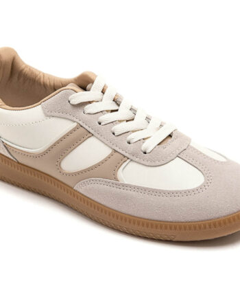 Beige Laura Dame Sneakers 7589 - Shoes 337688506  - 5715406450964
