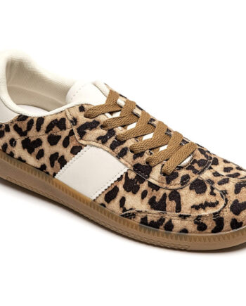 Leopard Elie Dame Sneakers 8965 - Shoes 337688506  - 5715406717364