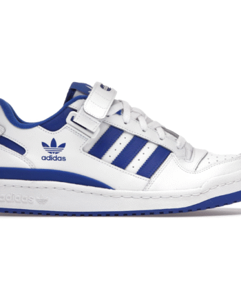 Hvid Adidas Forum Low White Royal Blue - Adidas 337688506  - 4064037427137