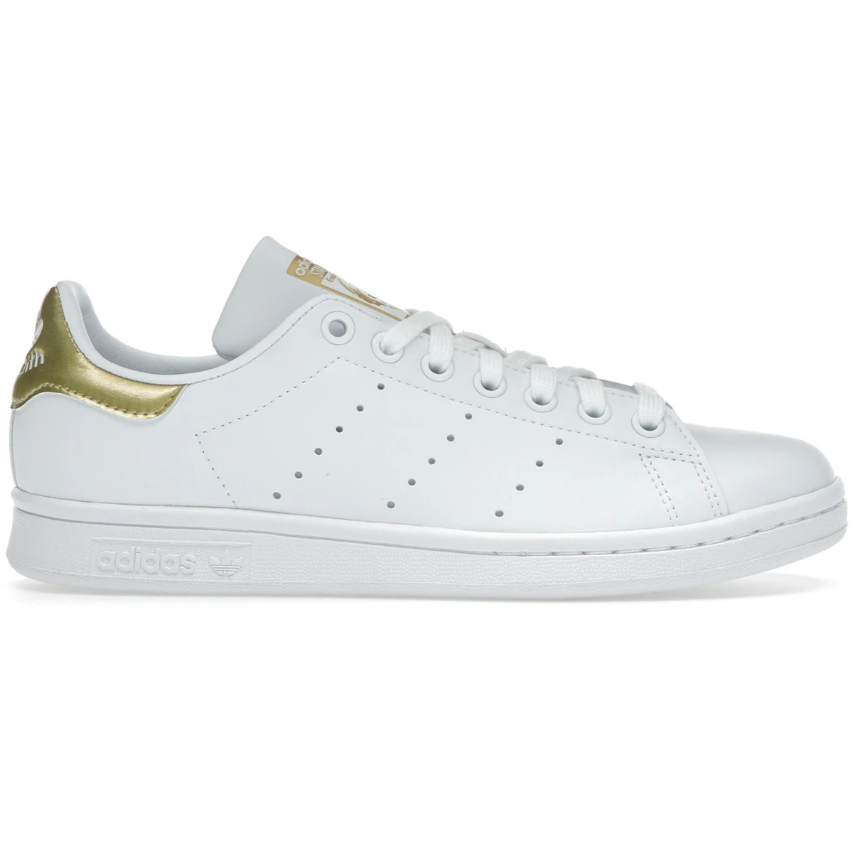 Hvid Adidas Stan Smith White Gold Metallic - Adidas 337688506