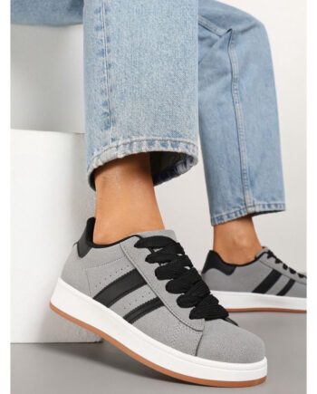 Grå Ginette Dame Sneakers 123 Grey - Shoes 337688506  - 5715406761985