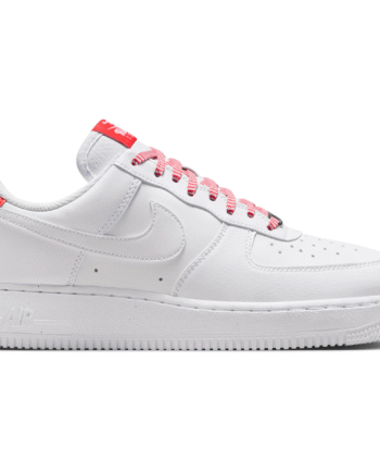 Hvid Nike Air Force Low White Pink Foam Metallic Silver Light Crimson - Nike 337688506  - 197862734348