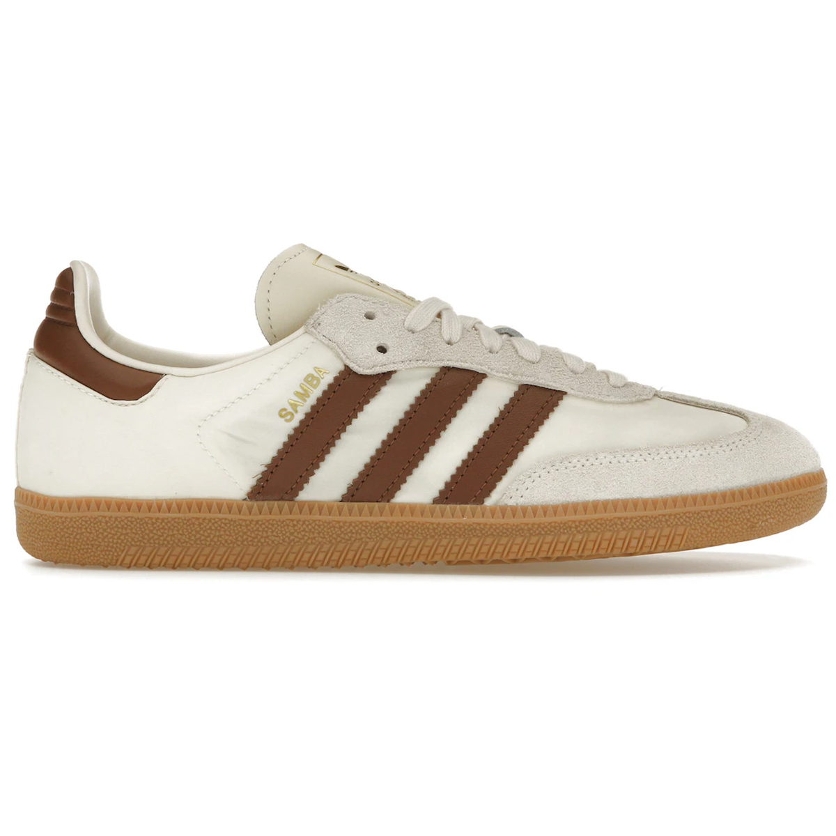 Hvid Adidas Samba Cream White Preloved Brown - Adidas 337688506 - 4067888547870