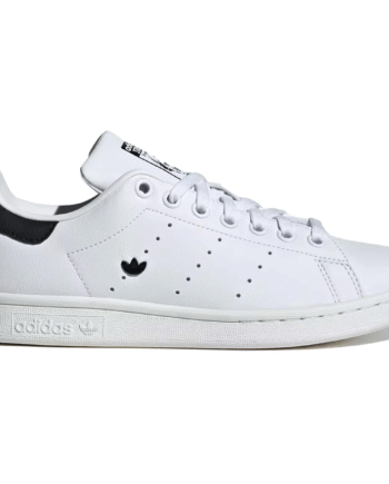 Sort Adidas Stan Smith White Black Mini Trefoil - Adidas 337688506
