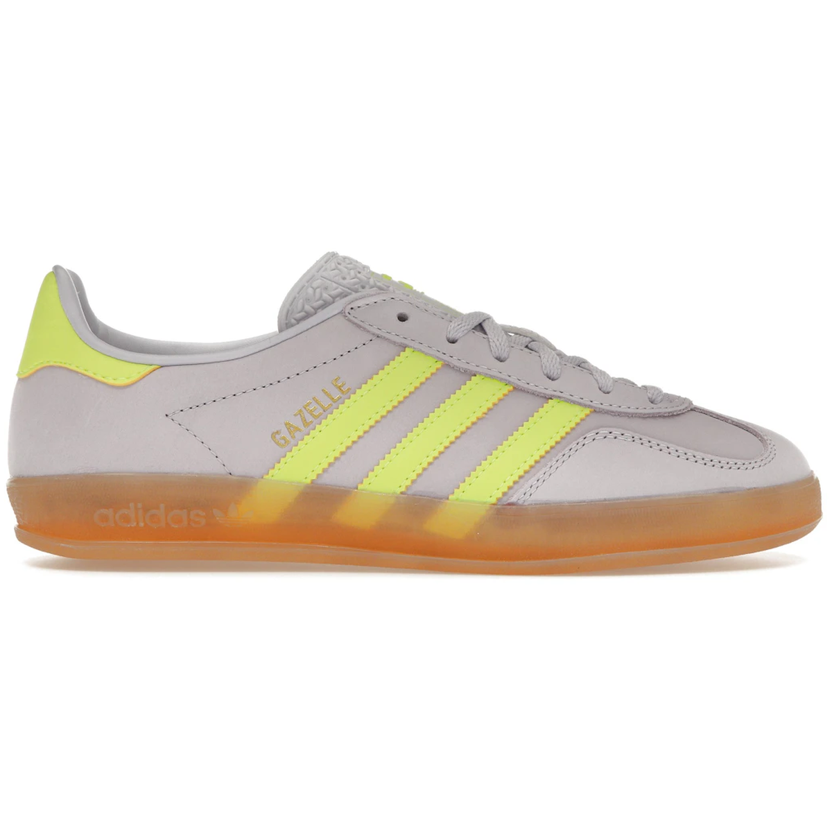 Gul Adidas Gazelle Indoor Silver Dawn Solar Yellow - Adidas 337688506