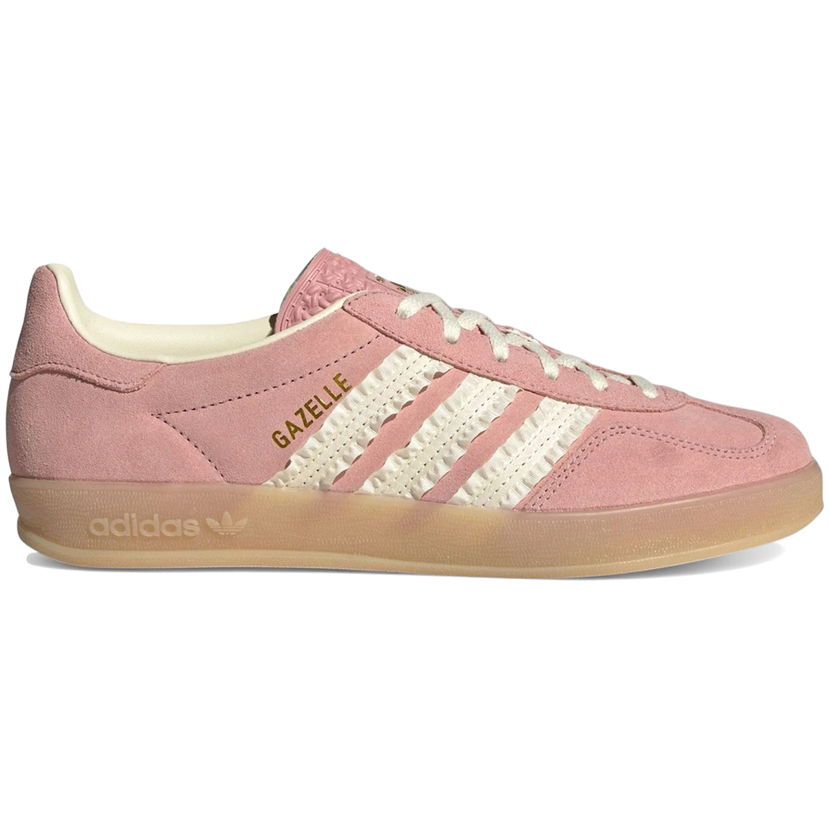 Hvid Adidas Gazelle Indoor Wonder Mauve Crew White - Adidas 337688506