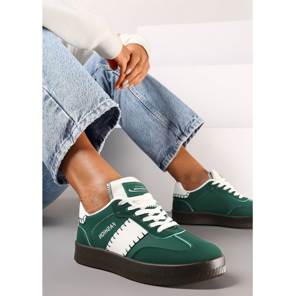Grøn Josianne Dame Sneakers 101 Green - Shoes 337688506 - 5715406746159