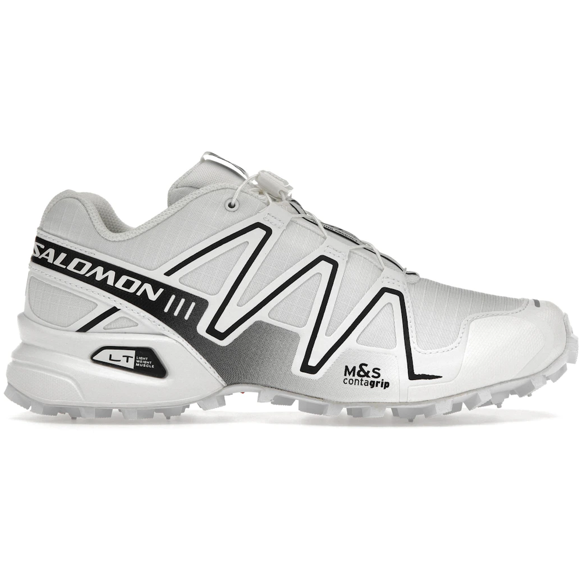 Sort Salomon Speedcross White Alloy Black - Salomon 337688506