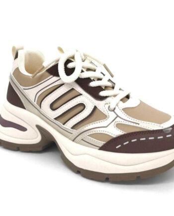 Martina Dame Sneakers 103 Kaki - Shoes 337688506  - 5715406761688