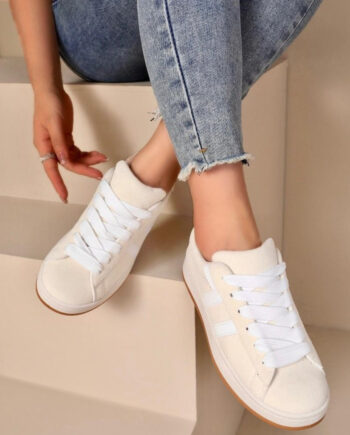 Rosa Lie Dame Sneakers 1101 Beige - Shoes 337688506  - 5715406807652