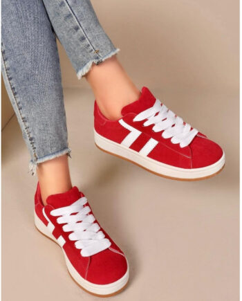 Rosa Lie Dame Sneakers 1101 Red - Shoes 337688506  - 5715406807843