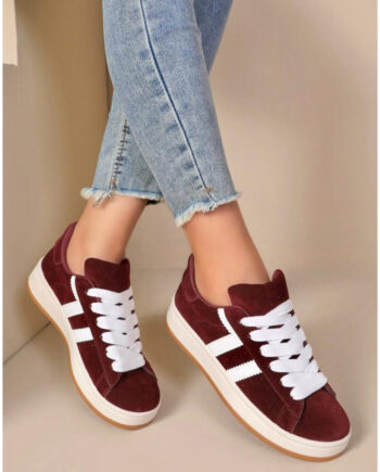 Rosa Lie Dame Sneakers 1101 Wine - Shoes 337688506  - 5715406807522