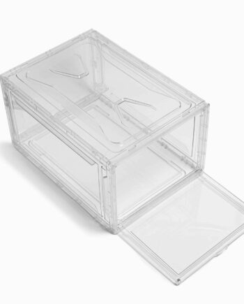 Transparent Stabelbar Sneaker Box Farver 5cm 38cm 20cm Alexa - Simplyorganized 337688506