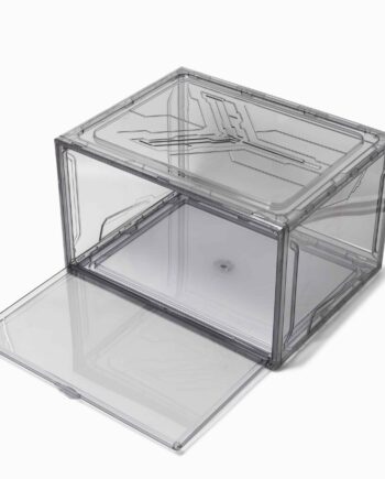 Grå Stabelbar Sneaker Box Farver 5cm 5cm 22cm Alexa - Simplyorganized 337688506