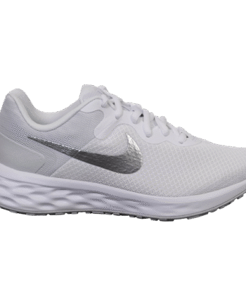 Hvid Nike Revolution Dame Sneakers White Silver - Nike 337688506